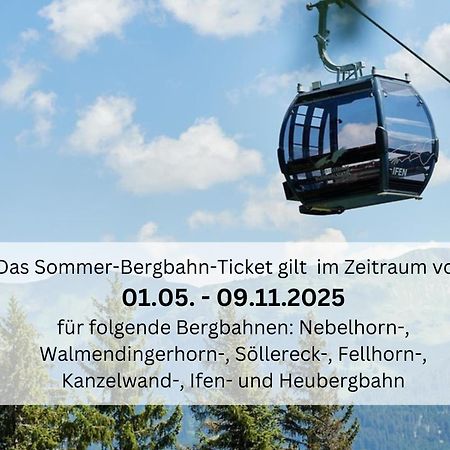 Bergfex Falkenberg 304 Mit Sommer-Bergbahnticket Oberstdorf Extérieur photo